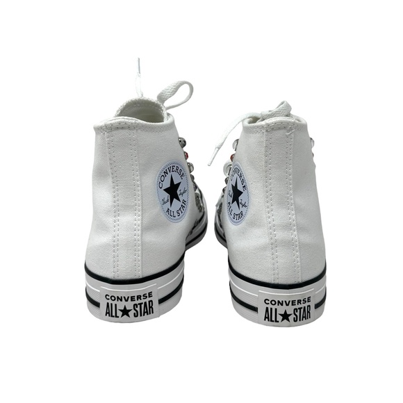 Converse Chuck Taylor High Sneakers Canvas White Skate Shoes Women Size A10290C - Picture 5 of 8